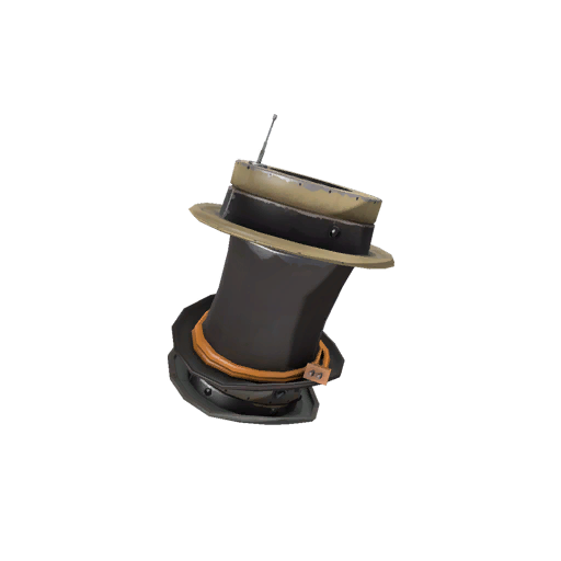 Unusual Towering Titanium Pillar of Hats